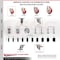 Service Caster 3 Inch 316SS Red Polyurethane 3/8 Inch Threaded Stem Caster Lock Brake, 2PK SS316TSTTL20S314-PPUB-RED-381615-2S2 - alternate 5